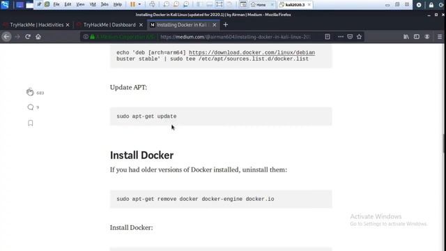 How to install Docker on Kali linux смотреть онлайн