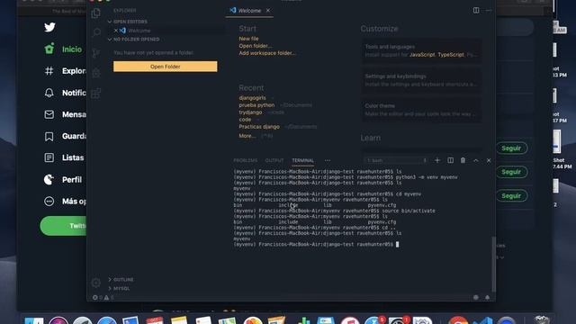 How to start django project MacOS смотреть онлайн