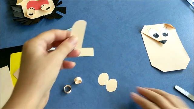 Осенняя поделка для школы. Ежик из бумаги своими руками. Paper hedgehog. 紙刺猬. 紙ハリネズミ. смотреть онлайн