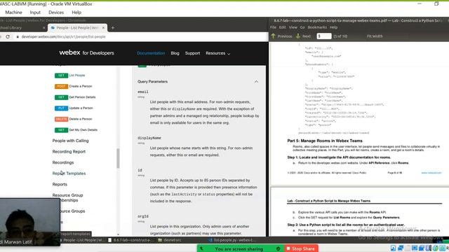8.6.7 Lab - Construct a Python Script to Manage Webex Teams смотреть онлайн