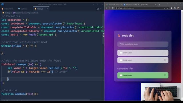 ASMR Programming - Build a Todo List App - No Talking смотреть онлайн