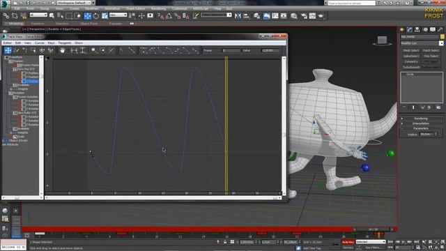 3D Max KF - №22 (работа с кривыми анимации) смотреть онлайн