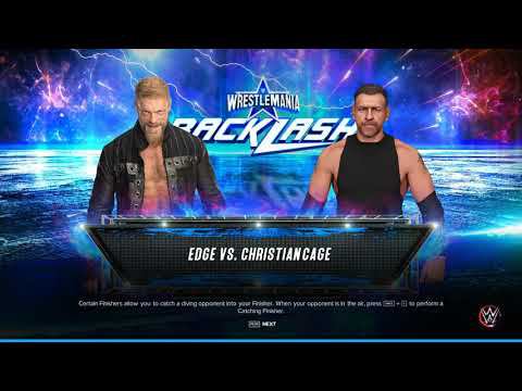 WWE2K23 EDGE vs Christian Cage