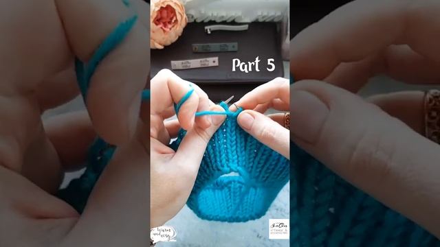 Ложная кеттлевка горловины спицами смотреть онлайн