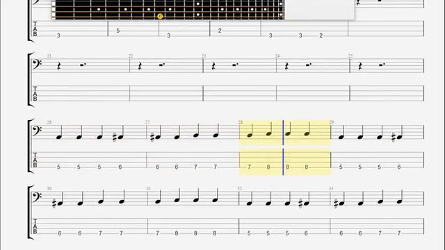 Blackberries Com The   Little Dog BASS GUITAR TABLATURE