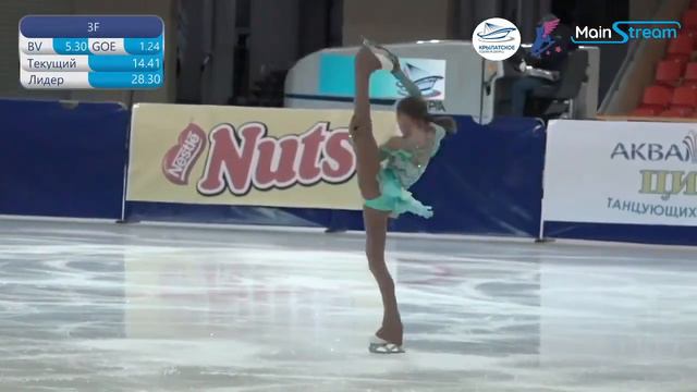 Вероника Жилина (Veronika Zhilina 2008) 05.12.2019 КП , 1-СП Первенство 'Первый снег' смотреть онлайн