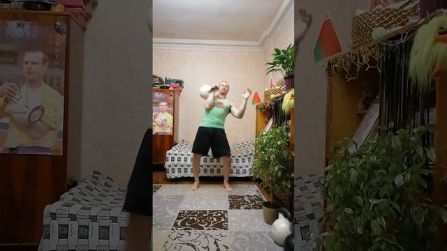 Гиря 24 кг. - 1 минута - 78 подъёмов. (18.04.2023 г.) смотреть онлайн