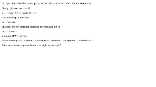 Unix & Linux: How to change git path? смотреть онлайн