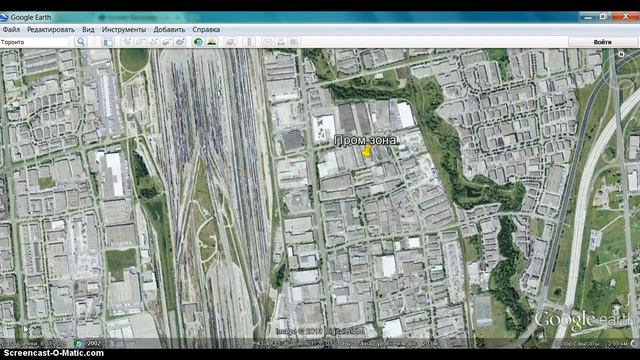 Видеотур по Торонто с Google Earth. HD смотреть онлайн