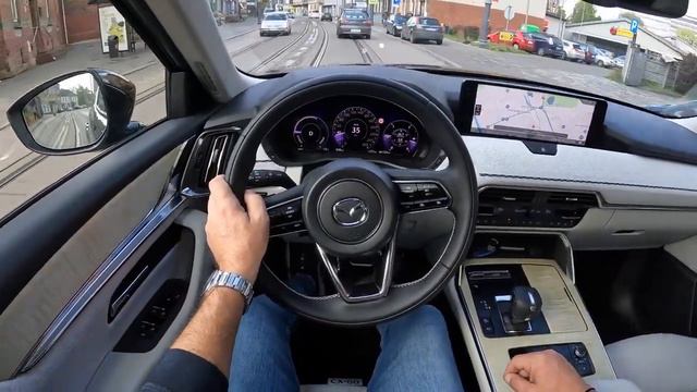 Mazda CX 60 Skyactiv 328HP Hybryd POV Test Drive