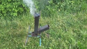 Ракетная Печь - своими руками из трубы 80Х80 мм.   Rocket Stove