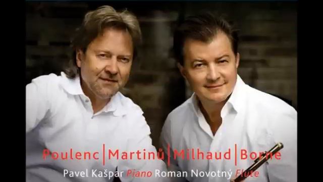 Poulenc, Sonata pour Flute et Piano, III. Presto giocoso; Pavel Kaspar, Roman Novotny, смотреть онлайн