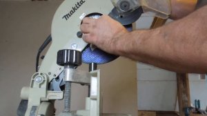 торцовочная пила Макита  по дереву быстрая переделка под торцовку по металу