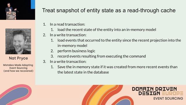 Mistakes made adopting event sourcing (and how we recovered) - Nat Pryce - EventSourcing 2020 смотреть онлайн