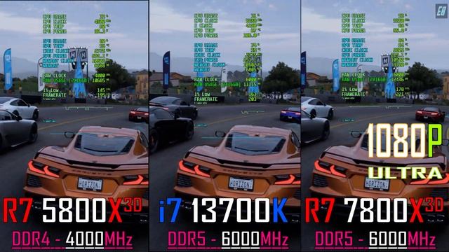 RYZEN 7 5800X3D vs INTEL i7 13700K vs RYZEN 7 7800X3D || PC GAMES BENCHMARK TEST || смотреть онлайн