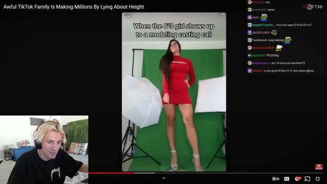 Awful TikTok Family Makes Millions Lying About Height | xQc Reacts to SunnyV2 смотреть онлайн