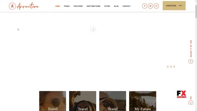Avventure Personal Travel and Lifestyle Blog WordPress Theme Har смотреть онлайн