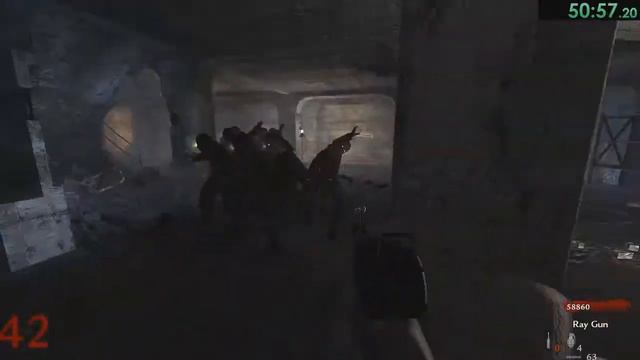 WAW - Nacht Der Untoten - Rounds 1-70 (70 Speedrun WR) смотреть онлайн