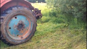 Трактор Т-40АМ с косилкой КС-2.1