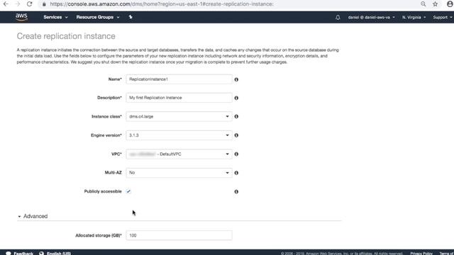 How do I create a Replication Instance in AWS DMS? смотреть онлайн