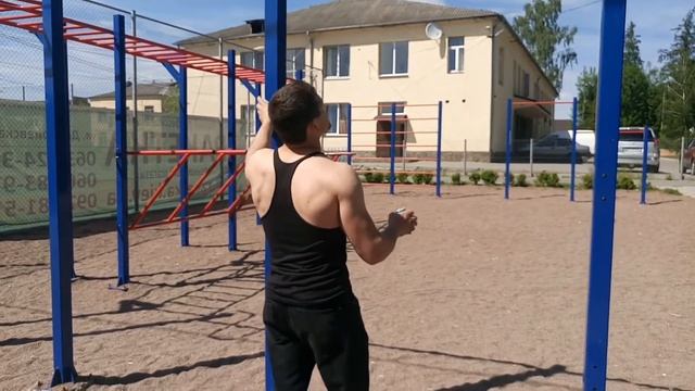 Підтягування за голову широким хватом. смотреть онлайн