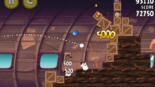 Angry Birds Rio Level 11-2 Smugglers Plane 3 Stars смотреть онлайн