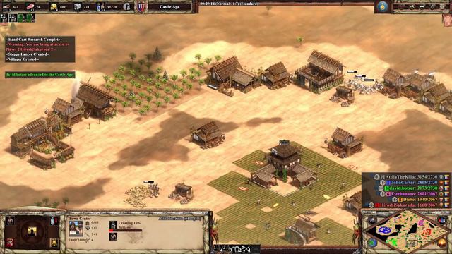Age of Empires 2 DE Multiplayer 3v3. Mongolian siege is crazy! смотреть онлайн