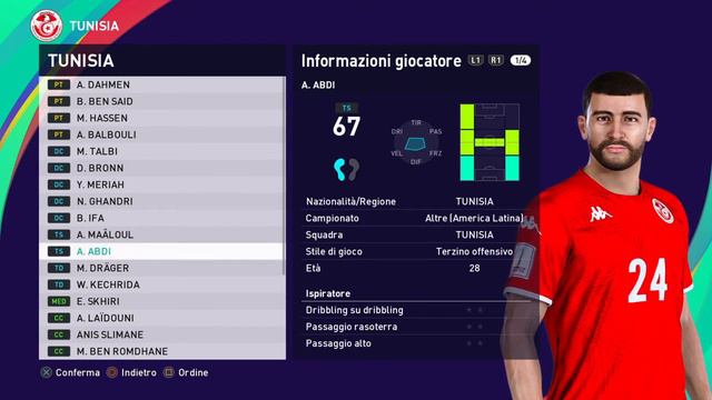 Tunisia #fifa #worldcup2022 #efootball2023 PES 2021 #ps4 #ps5 #pc Patch Option File смотреть онлайн