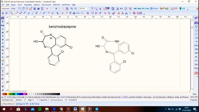 Tutorial Fitur ACD/3D Viewer Chemsketch смотреть онлайн