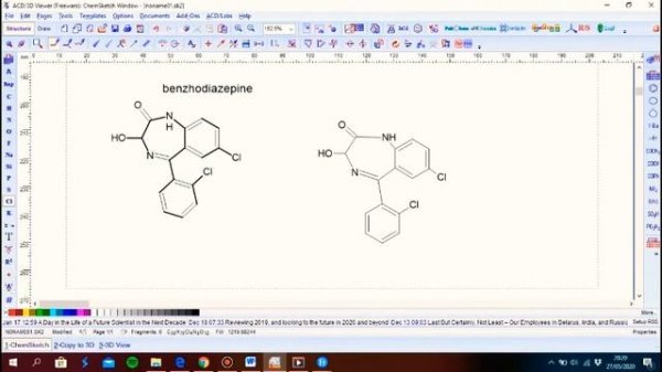 Tutorial Fitur ACD/3D Viewer Chemsketch