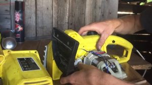 Электропила не поступает масло на цепь. Ремонт