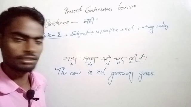 Present continuous tense tense Negative sentence English grammar by pk sir part 02 смотреть онлайн