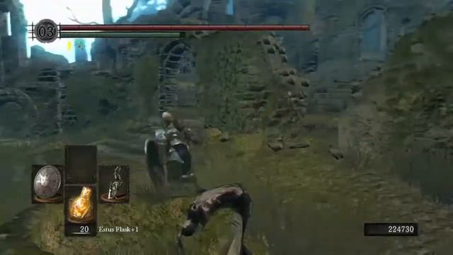 Dark Souls worm hole jump (firelink shrine) смотреть онлайн