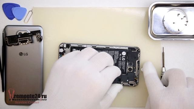 How to disassemble ? LG X cam K580 Take apart Tutorial смотреть онлайн