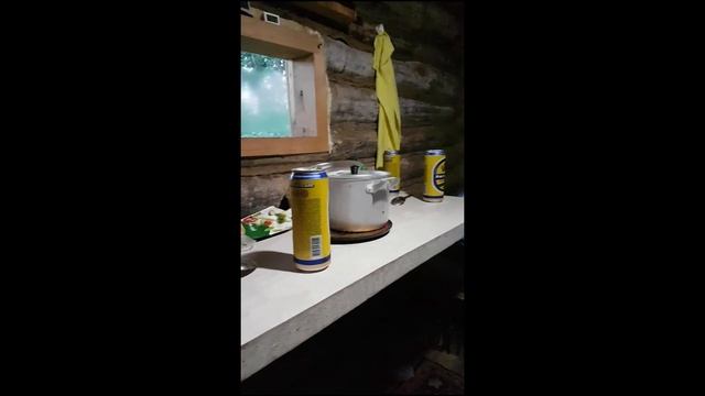 Пристроили веранду к избушке / отдых в лесу / shed in a woods / camping смотреть онлайн