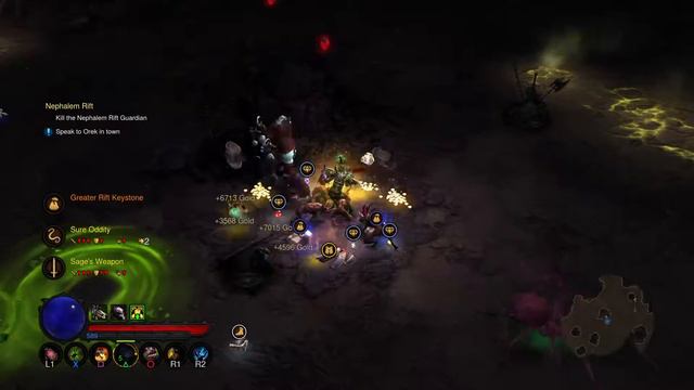 Diablo III: Reaper of Souls 1.15 rift multiple goblins goblinarium смотреть онлайн