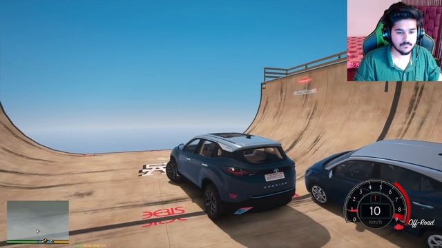 GTA 5 : INDIAN CAR GRAND i10 NIOS AND TATA HARRIER VS WORLDS BIGGEST MEGA RAMP FULL CRASH TEST смотреть онлайн