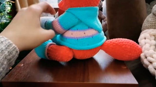 Игрушки ручной работы. Подарки на новый год. Вязаные игрушки. смотреть онлайн