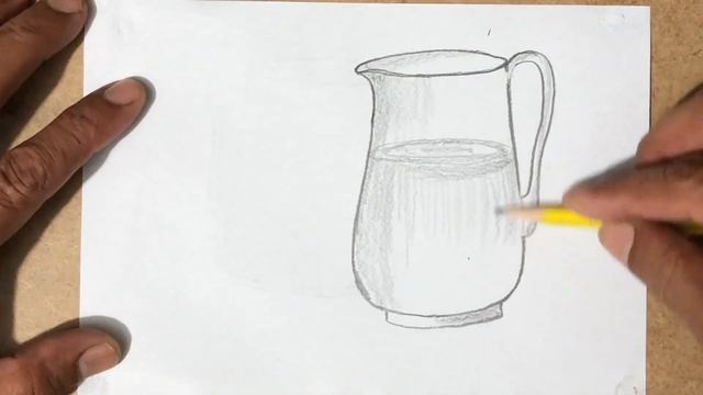 How to make sketch of Glass and Jug | Art and Crafts | Amer Nadeem смотреть онлайн