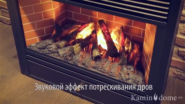 Электрокамин 3D Novara 26 (Real Flame), kamin-v-dome.ru смотреть онлайн
