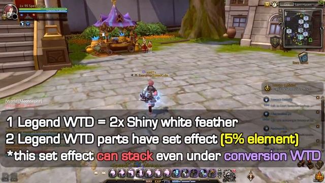 Free Shiny White Feather / "Crystal Wings" / Dragon Nest SEA смотреть онлайн