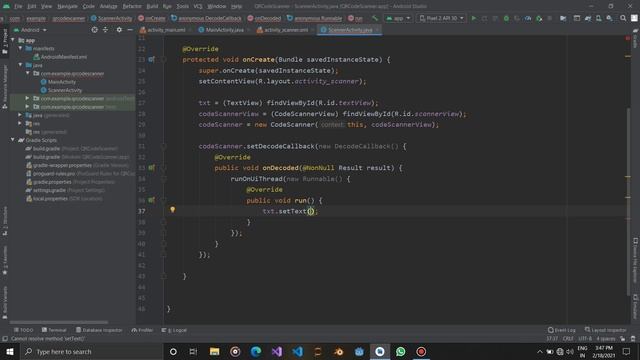 How to make QR Code Scanner App From Scratch | Android Studio Projects Tutorial for Beginners. смотреть онлайн