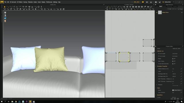 №141. Sofa modeling " Trusardi DEVEN SOFA " Autodesk 3ds Max & marvelous designer смотреть онлайн