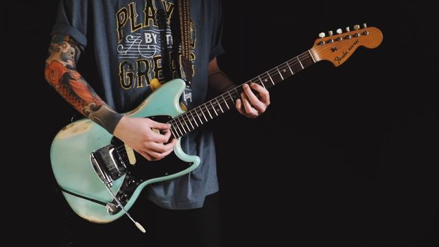 Fender Mustang Surf Green 1966 USA смотреть онлайн