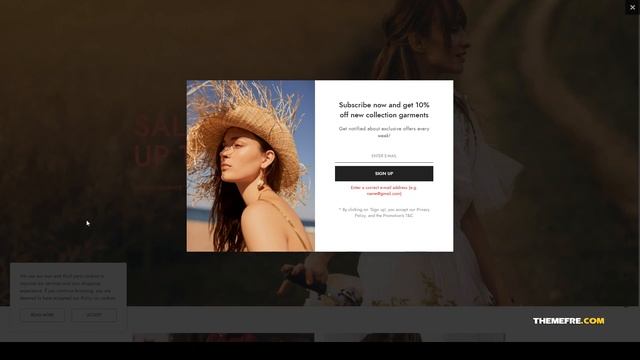 Cesa - Gutenberg WooCommerce WordPress Theme minimal clothes Website Builder смотреть онлайн