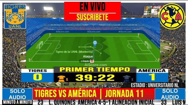 🟠TIGRES 🟠🆚🔵 AMÉRICA🟡 EN VIVO JORNADA 11 CLAUSURA 2023 смотреть онлайн