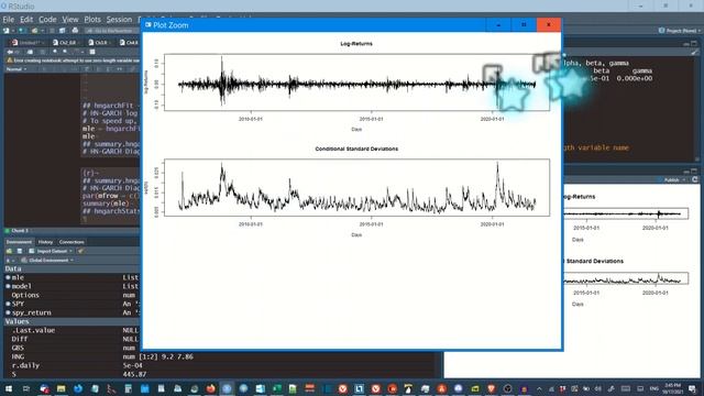 Heston Nandi Garch Option model in R. смотреть онлайн