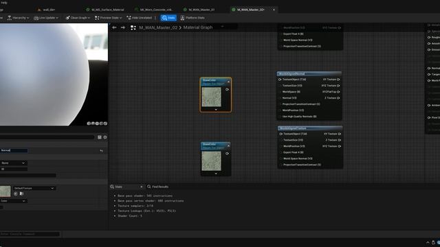 UE5 World Aligned Textures. Текстуры без UV развертки UE5