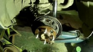 Hyundai getz   Хендай гетз замена задних колодок