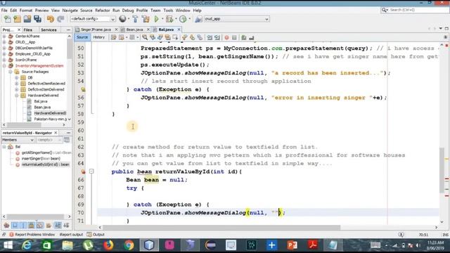 13 Display Selected Row Values From JTable Into JTextfields java swing netbeans смотреть онлайн